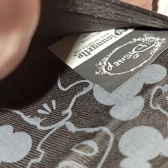 Loungefly Disney Mickey Mouse Black Striped Wallet - Picture 4 of 7